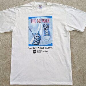 Vintage 1997 MS Walk t-shirt large